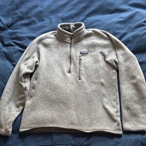 Patagonia Better Sweater Light Gray 1/4 Zip